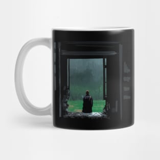 Illustration - Andrei Tarkovsky Stalker Woods Scene Mug